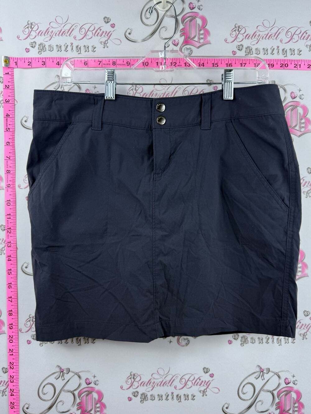 Columbia skort shorts preppy Navy Performance Skort with Double-Button Waist